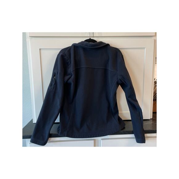 Navy Columbia Fleece full zip XL - Picture 2 of 5